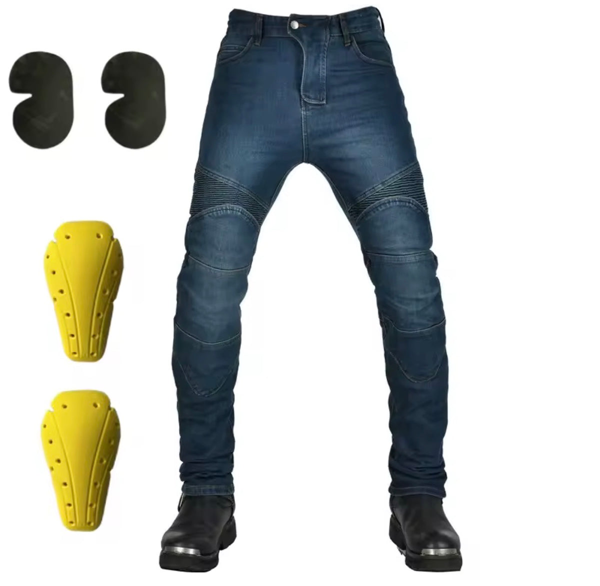 Motorcycle Protective Riding Pants with Removable Armor