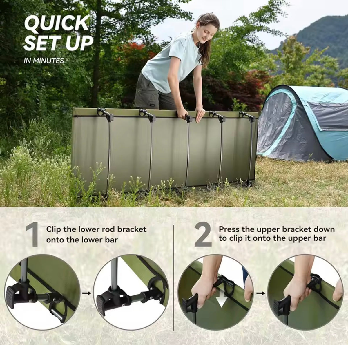 Ultralight Portable Backpacking Camping Cot