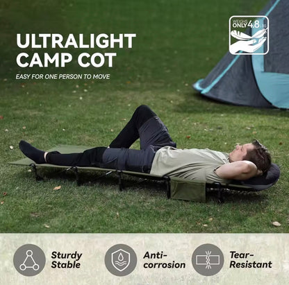 Ultralight Portable Backpacking Camping Cot