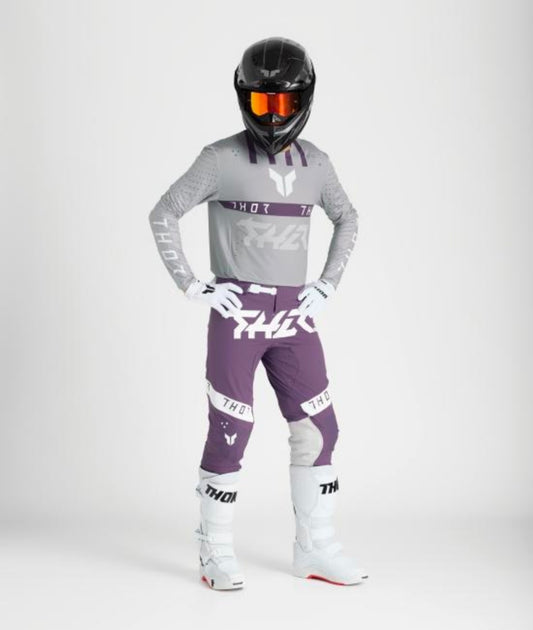 2026 Prime Motocross Gear Set – Purple/Grey