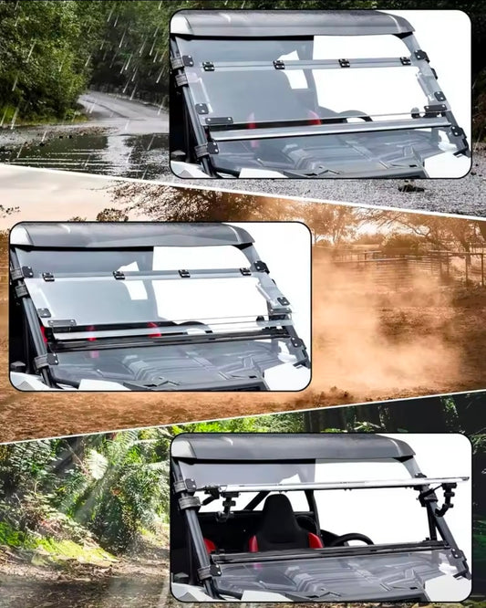 RZR XP/XP4 1000 3-in-1 Flip-Up Windshield