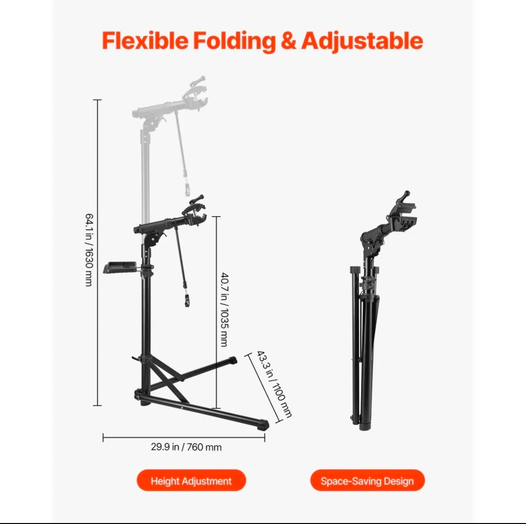 SucceBuy Heavy-Duty Foldable Bike Repair Stand | Mountain Biking, Home cycling,  Road Bike