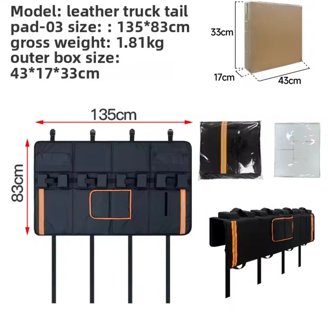 52-Inch 5-Bike Tailgate Pad with Tool Pockets