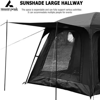 Mount Peak 5–8 Person Two-Bedroom Camping Tent