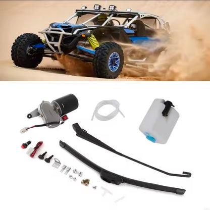 12V UTV Windshield Wiper + Washer System