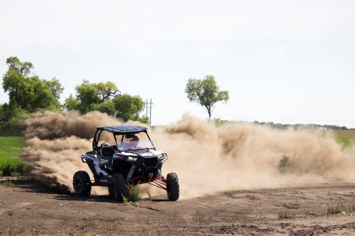 UTV side-by-side driving off road